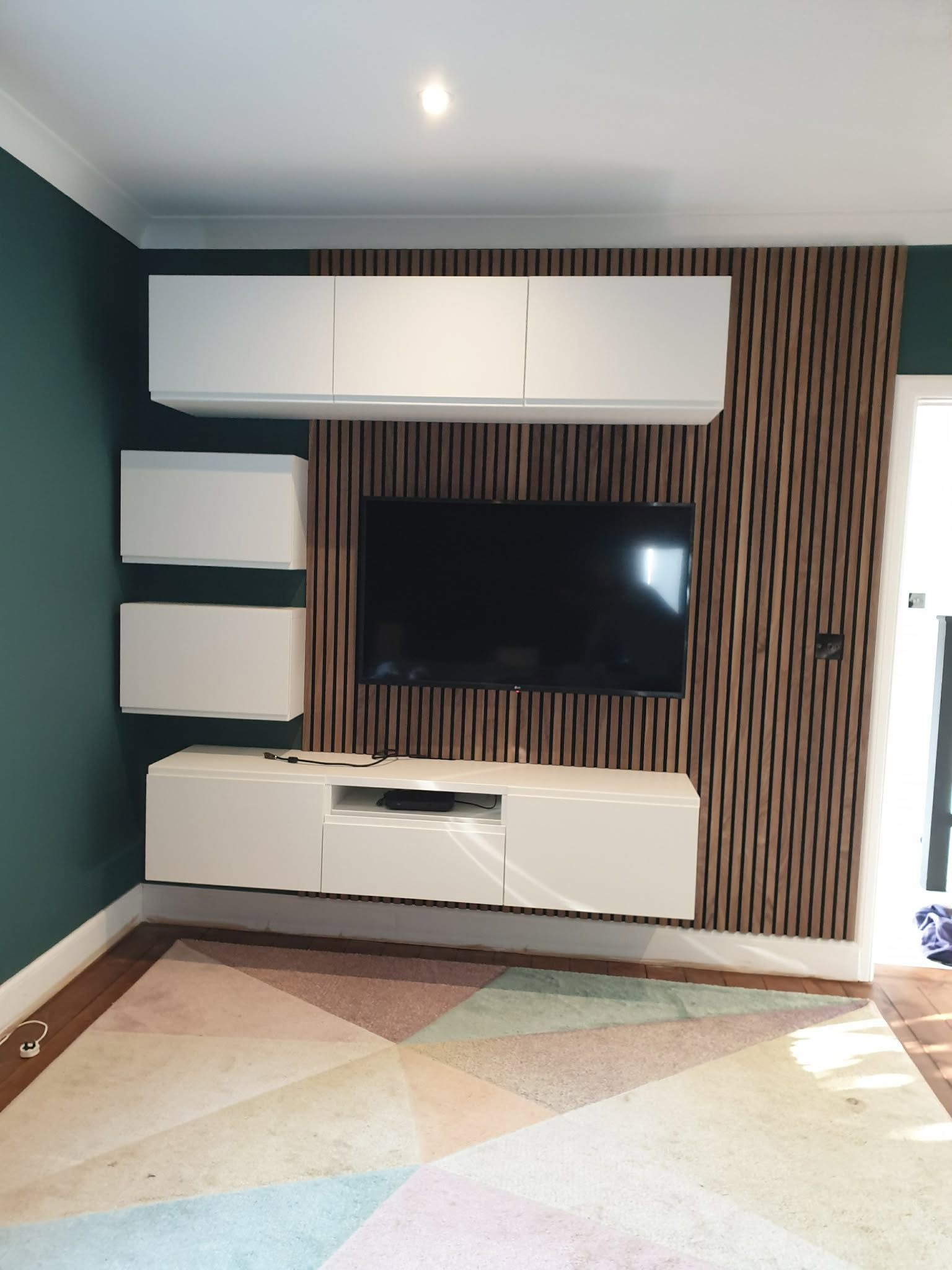 Carpentry media wall